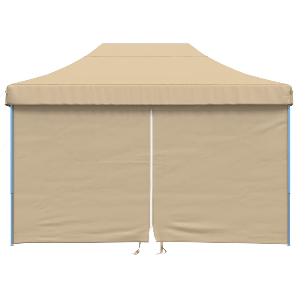 Tendone per Feste Pieghevole Pop-Up con 4 Pareti Beige - homemem39