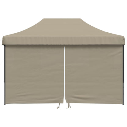 Tendone per Feste Pieghevole Pop-Up con 4 Pareti Tortora | homemem39
