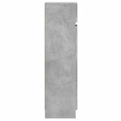Scarpiera Grigio Cemento 100,5x28x100 cm in Legno Multistrato