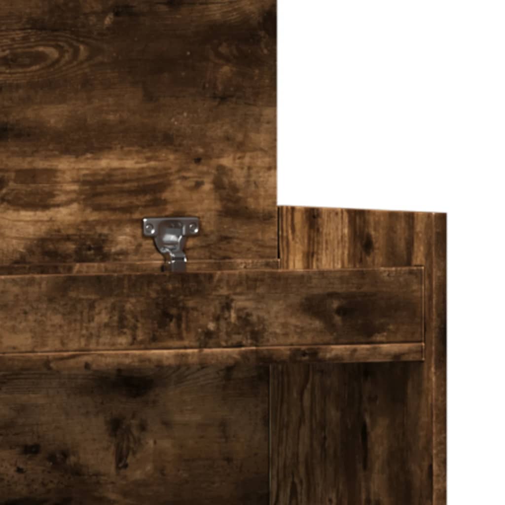 Scarpiera Rovere Fumo 100,5x28x100 cm in Legno Multistrato - homemem39