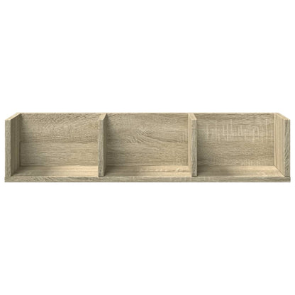 Armadietto a Muro Rovere Sonoma 75x18x16,5 cm Legno Multistrato