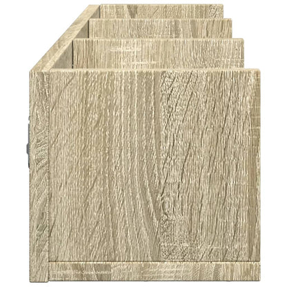 Armadietto a Muro Rovere Sonoma 75x18x16,5 cm Legno Multistrato