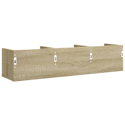 Armadietto a Muro Rovere Sonoma 75x18x16,5 cm Legno Multistrato