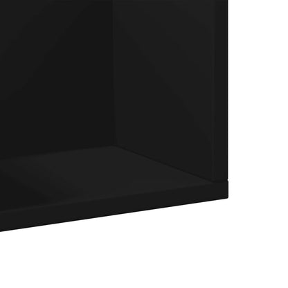 Mobili Parete 2 pz Neri 99x18x16,5 cm in Legno Multistrato