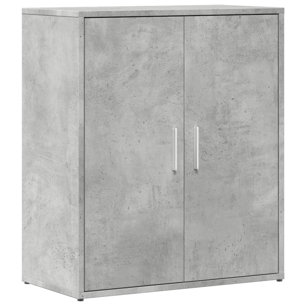 Credenza Grigio Cemento 60x31x70 cm in Legno Multistrato