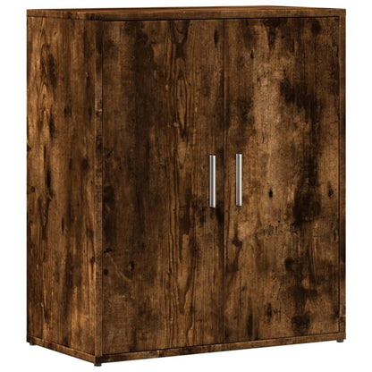 Credenza Rovere Fumo 60x31x70 cm in Legno Multistrato - homemem39