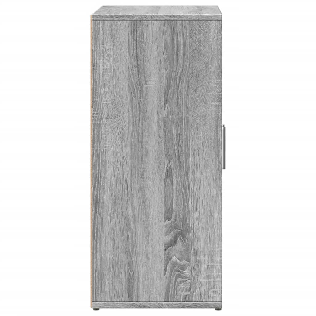 Credenza Grigio Sonoma 60x31x70cm in Legno Multistrato