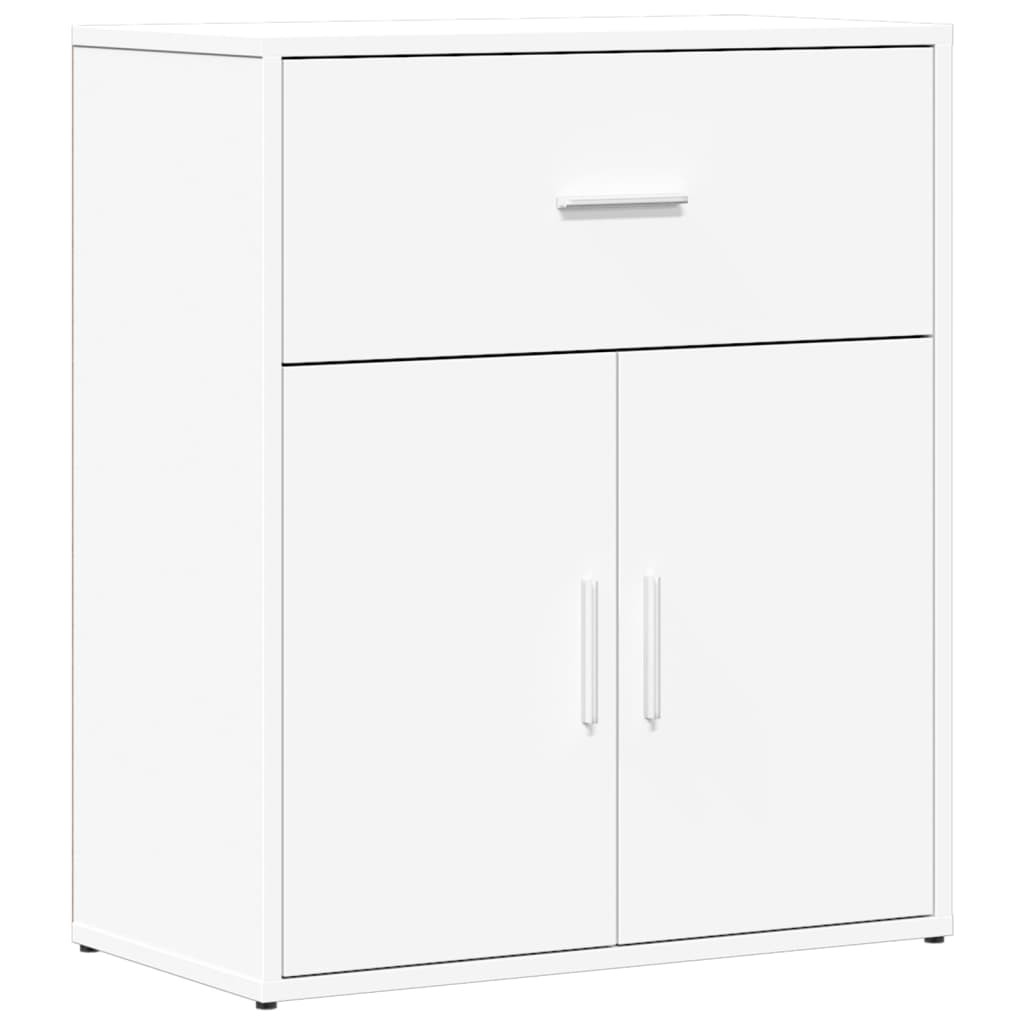 Credenza Bianco 60x31x70 cm in Legno Multistrato