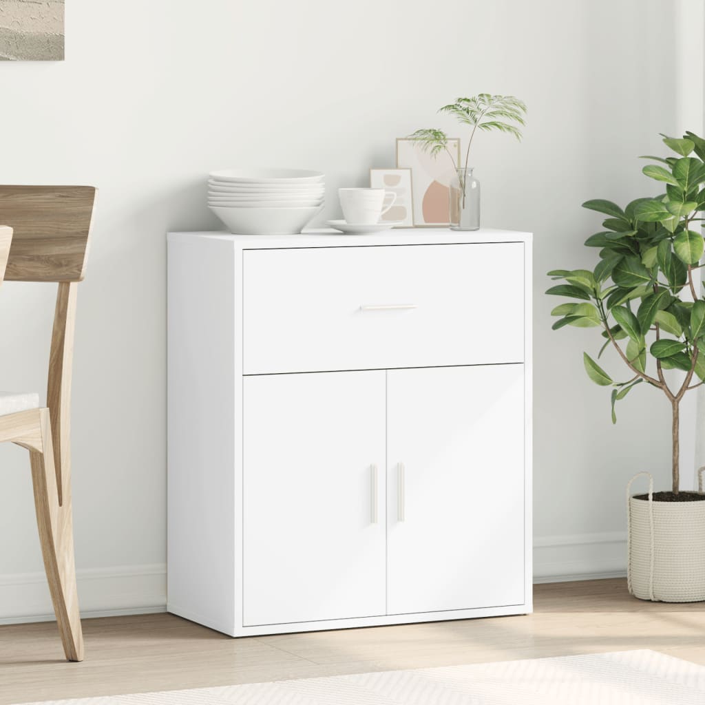 Credenza Bianco 60x31x70 cm in Legno Multistrato - homemem39