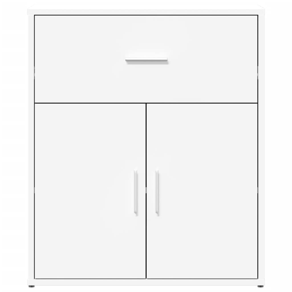 Credenza Bianco 60x31x70 cm in Legno Multistrato