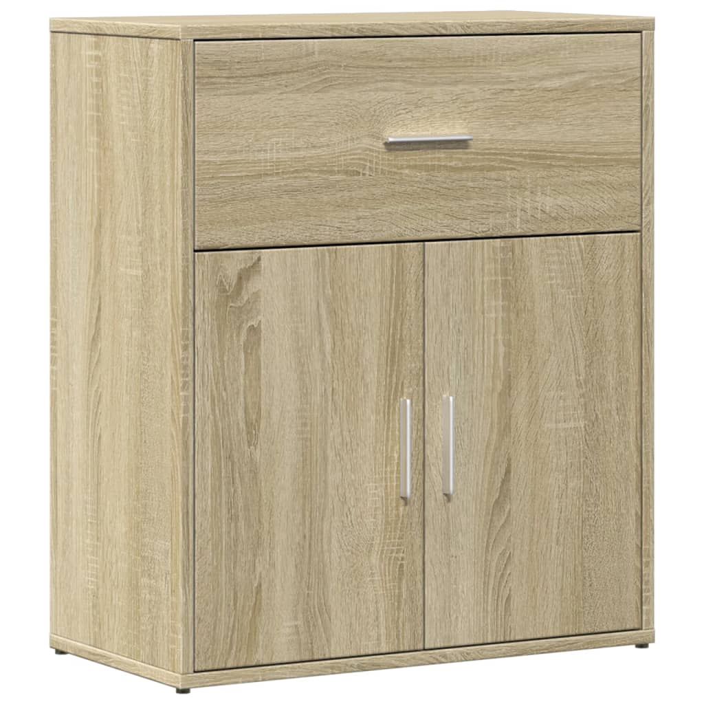 Credenza Rovere Sonoma 60x31x70 cm in Legno Multistrato - homemem39
