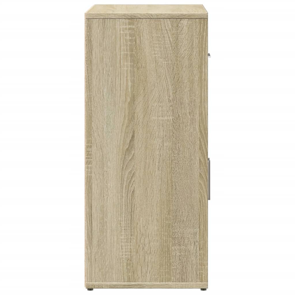 Credenza Rovere Sonoma 60x31x70 cm in Legno Multistrato - homemem39