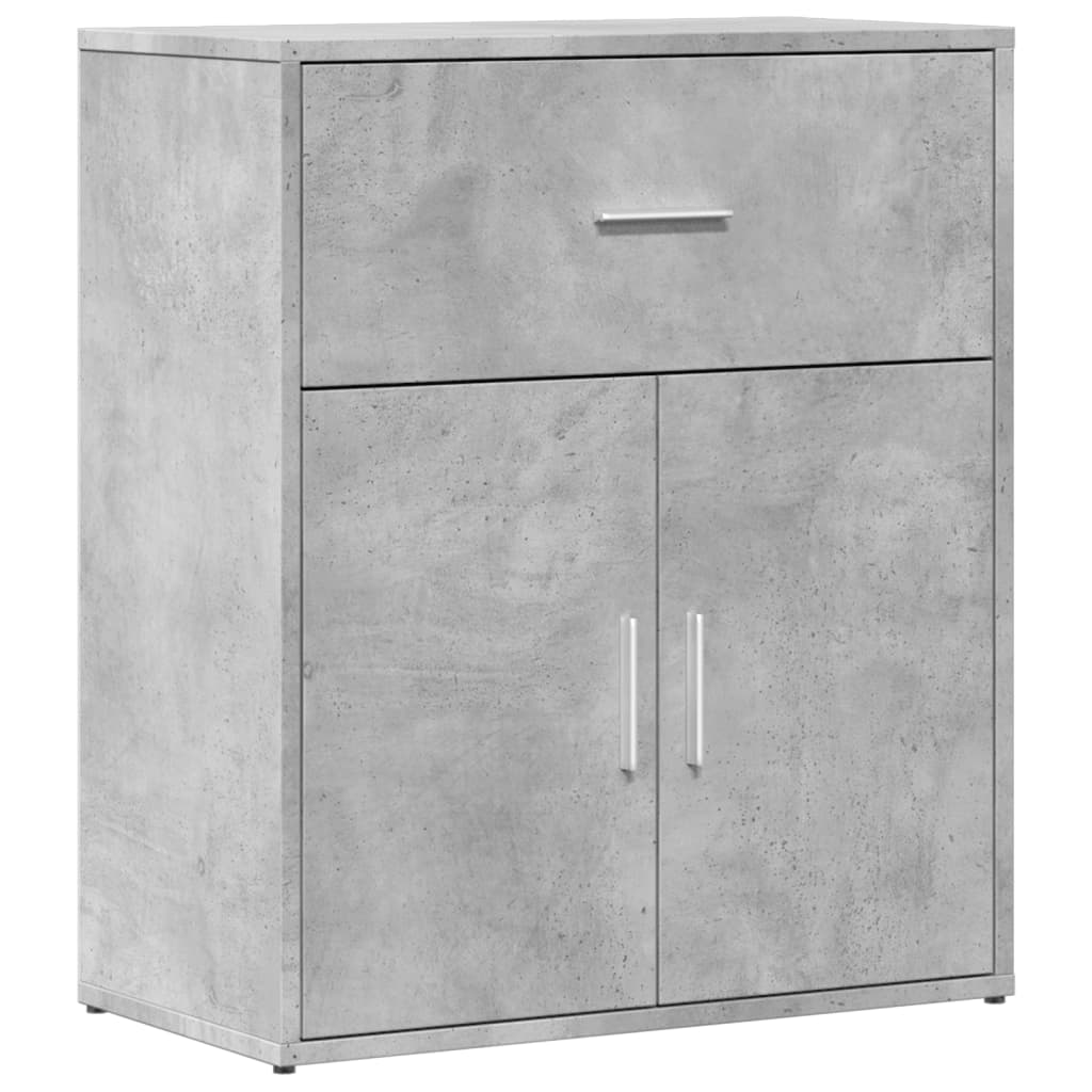 Credenza Grigio Cemento 60x31x70 cm in Legno Multistrato | homemem39