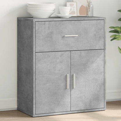 Credenza Grigio Cemento 60x31x70 cm in Legno Multistrato - homemem39