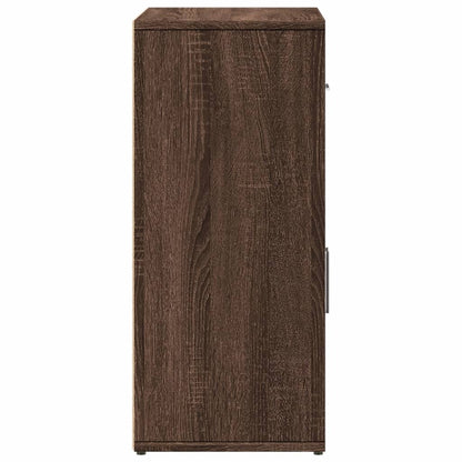 Brown Oak Sideboard 60x31x70 cm in Multilayer Wood