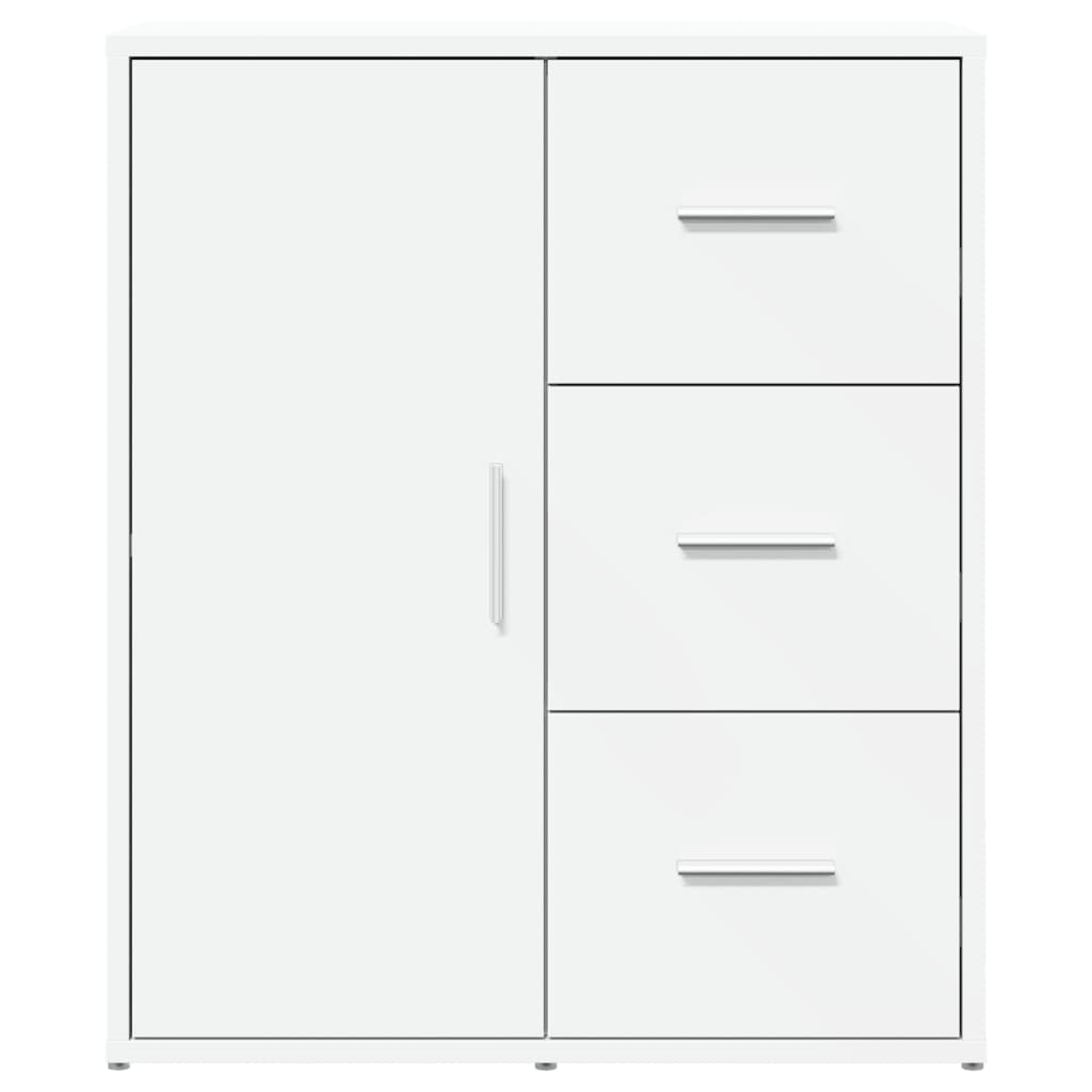 Credenza Bianco 60x31x70 cm in Legno Multistrato