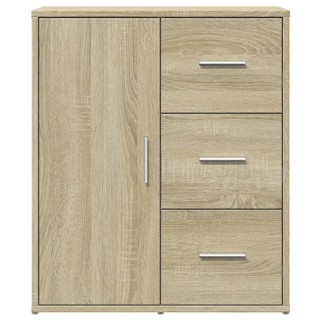 Credenza Rovere Sonoma 60x31x70 cm in Legno Multistrato - homemem39