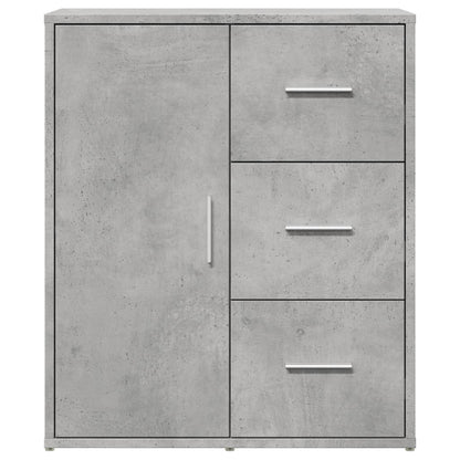 Cement Gray Sideboard 60x31x70 cm in Multilayer Wood