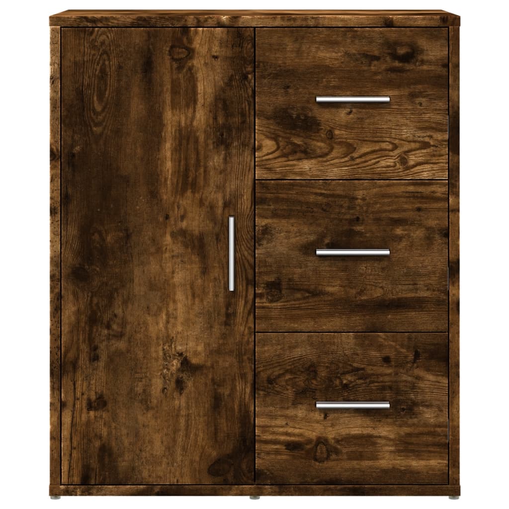 Credenza Rovere Fumo 60x31x70 cm in Legno Multistrato - homemem39