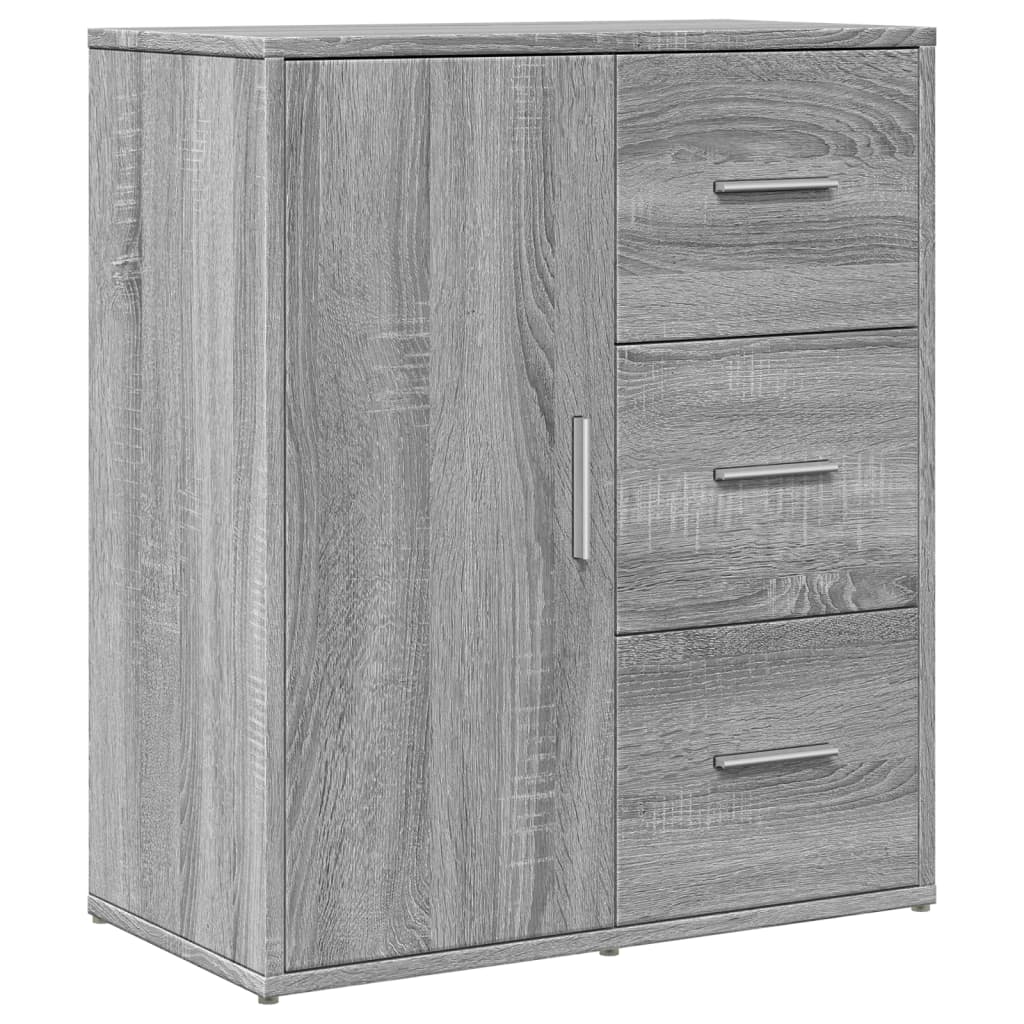 Credenza Grigio Sonoma 60x31x70cm in Legno Multistrato - homemem39