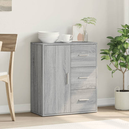 Credenza Grigio Sonoma 60x31x70cm in Legno Multistrato - homemem39