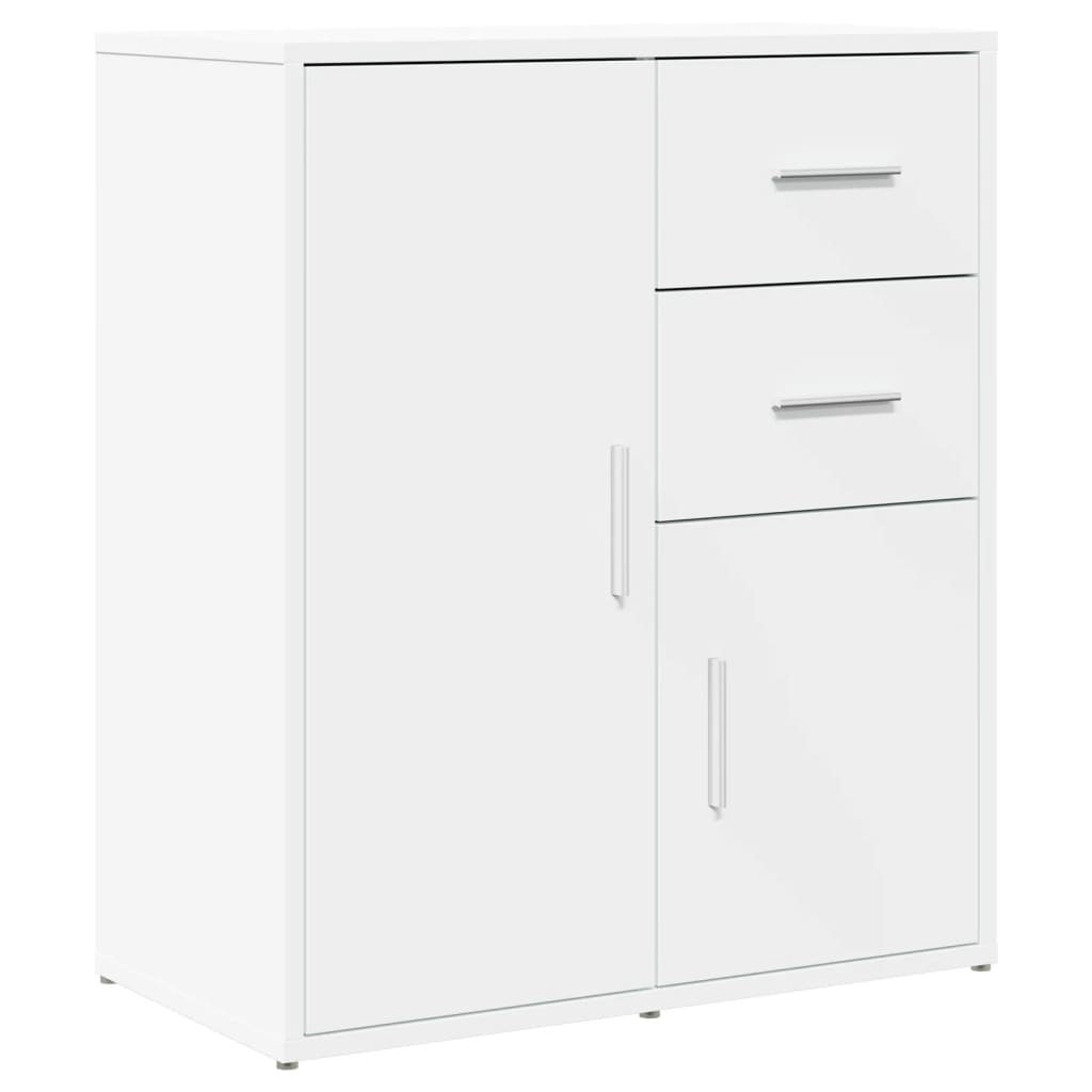 White Sideboard 60x31x70 cm in Multilayer Wood