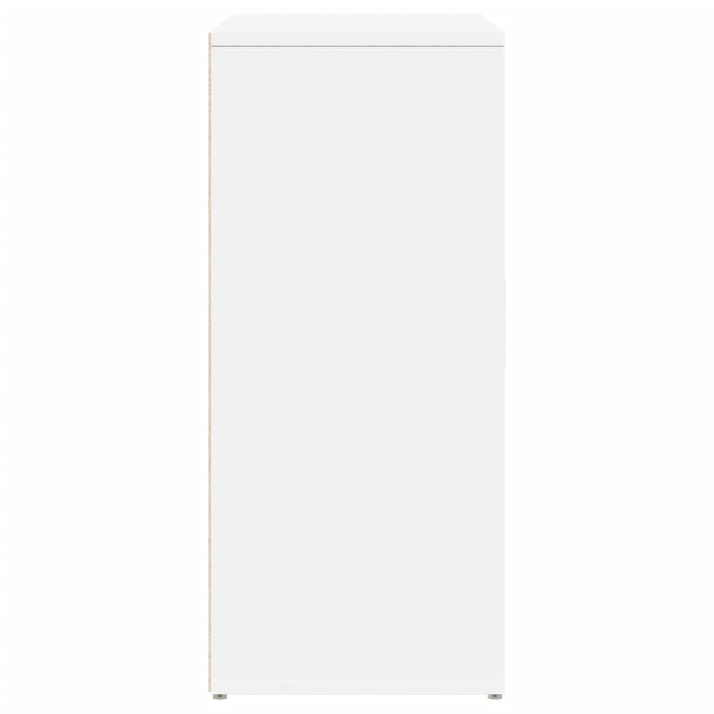 White Sideboard 60x31x70 cm in Multilayer Wood