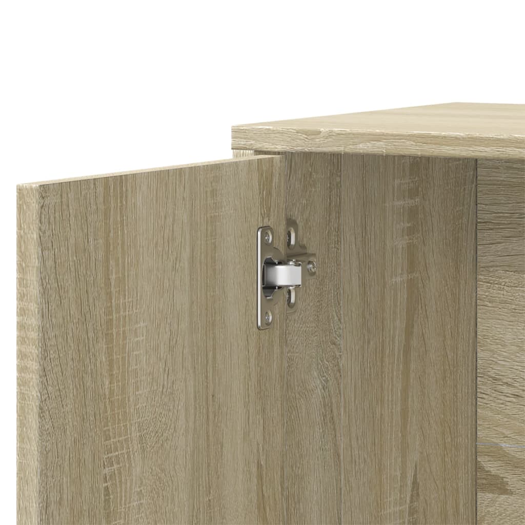 Credenza Rovere Sonoma 60x31x70 cm in Legno Multistrato | homemem39
