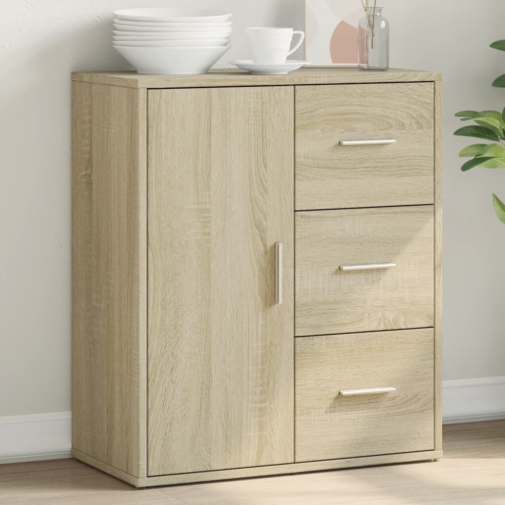 Credenza Rovere Sonoma 60x31x70 cm in Legno Multistrato | homemem39