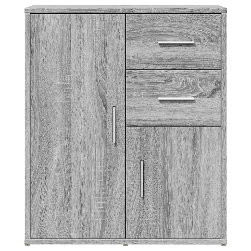 Credenza Grigio Sonoma 60x31x70cm in Legno Multistrato - homemem39