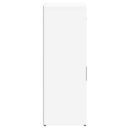 White Sideboard 60x30x84 cm in Multilayer Wood