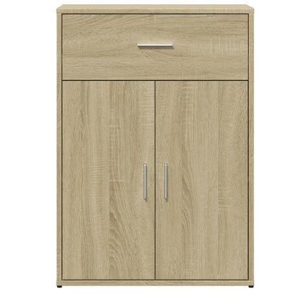 Credenza Rovere Sonoma 60x30x84 cm in Legno Multistrato - homemem39