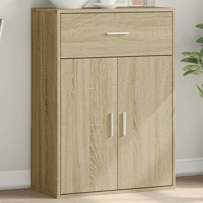 Credenza Rovere Sonoma 60x30x84 cm in Legno Multistrato - homemem39