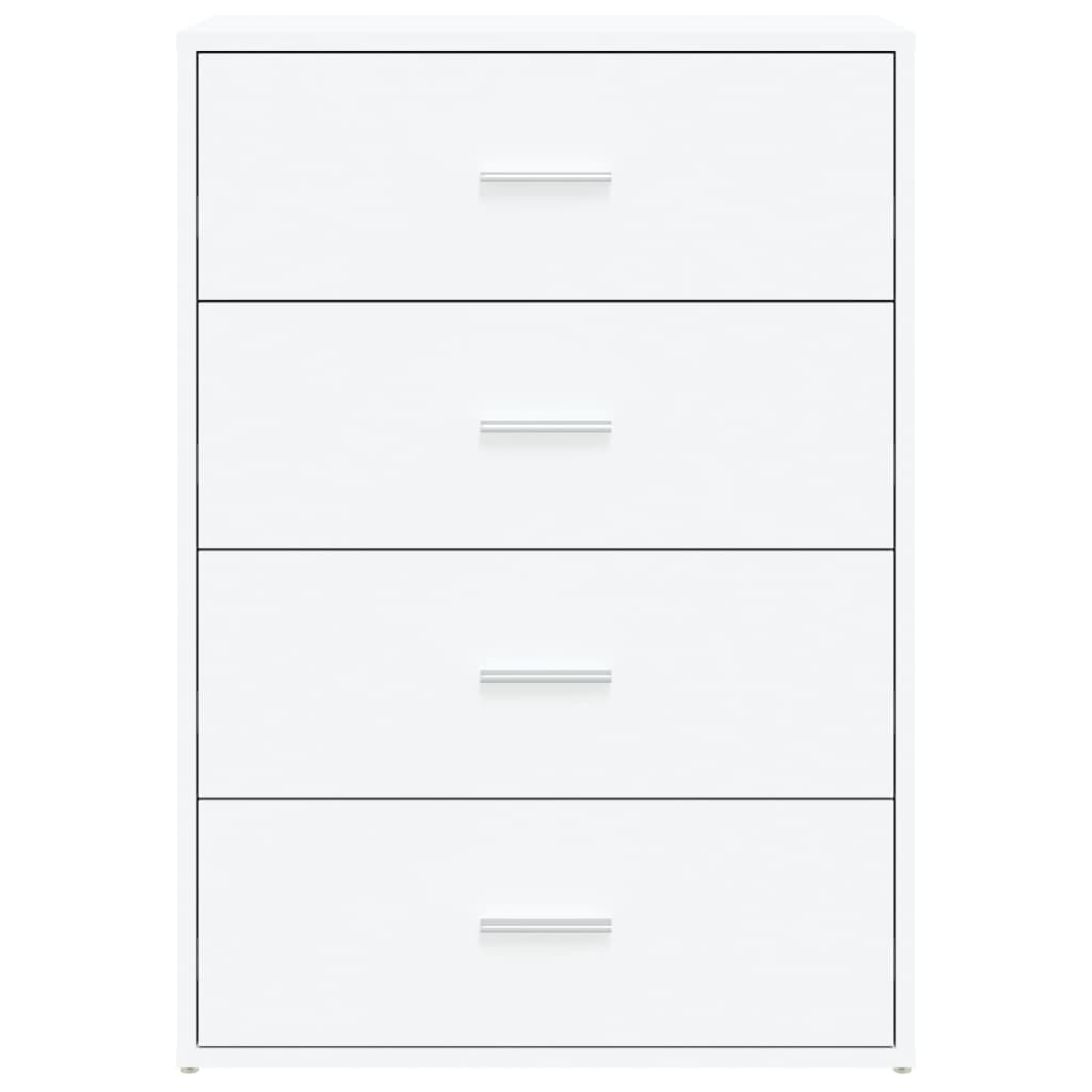 Credenza Bianca 60x31x84 cm in Legno Multistrato - homemem39