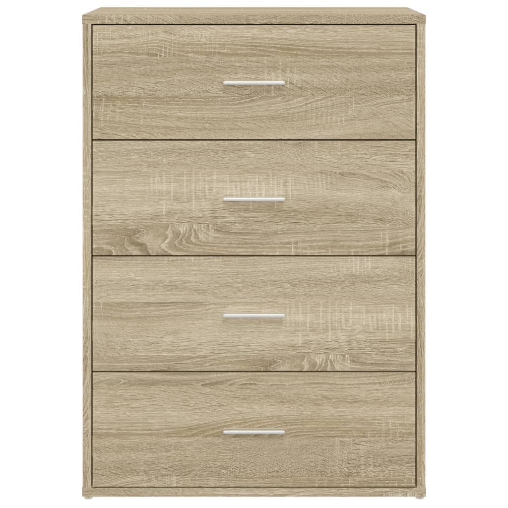 Credenza Rovere Sonoma 60x31x84 cm in Legno Multistrato - homemem39