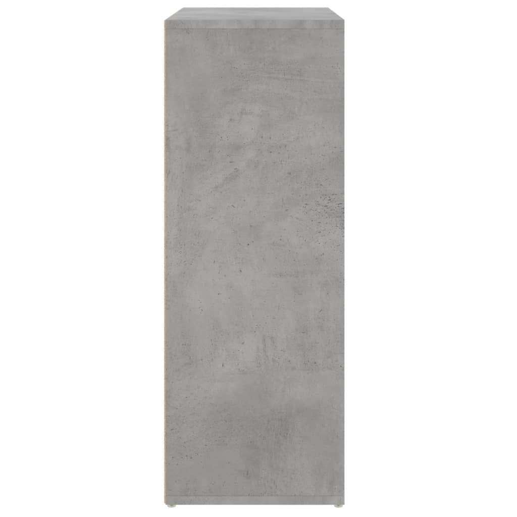 Cement Gray Sideboard 60x31x84 cm in Multilayer Wood