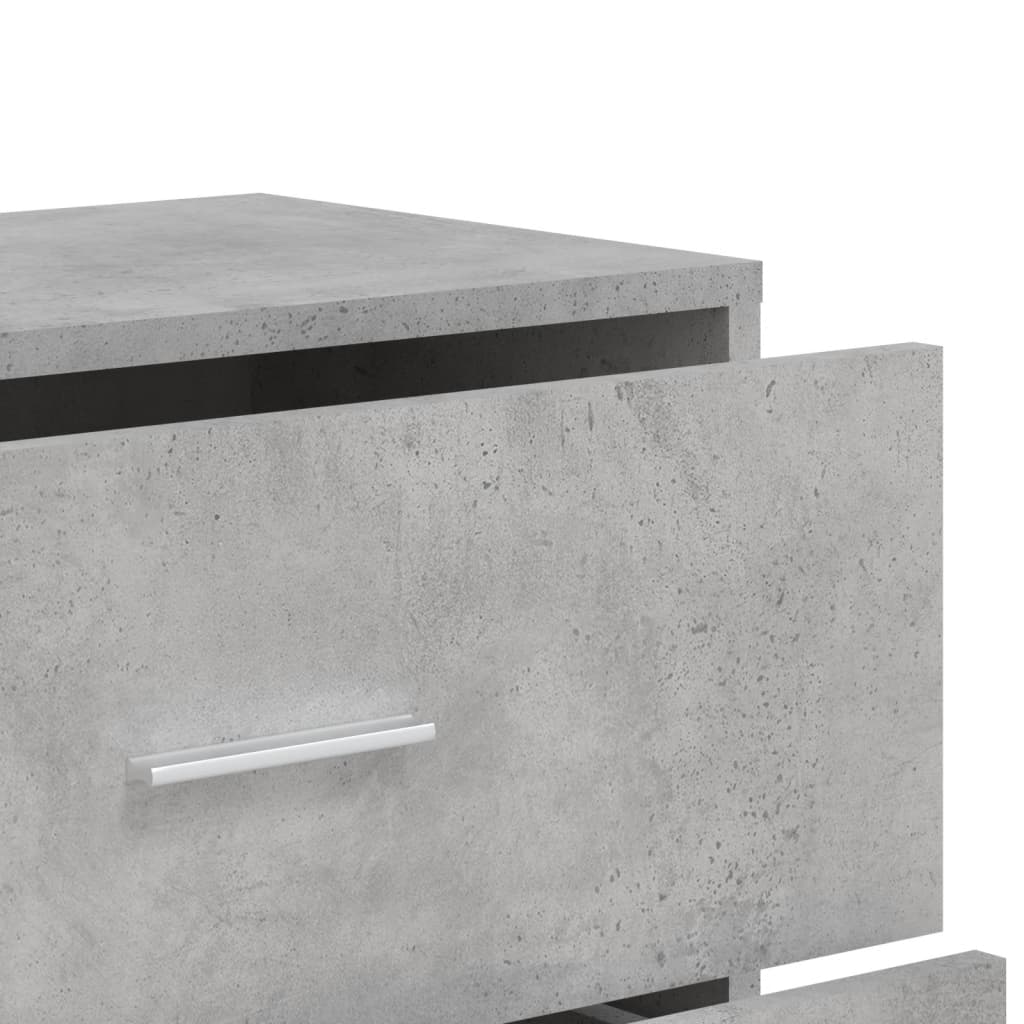 Cement Gray Sideboard 60x31x84 cm in Multilayer Wood