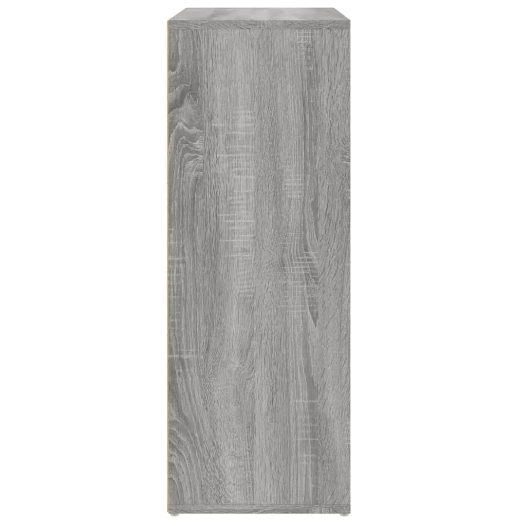 Sonoma Gray Sideboard 60x31x84 cm in Multilayer Wood