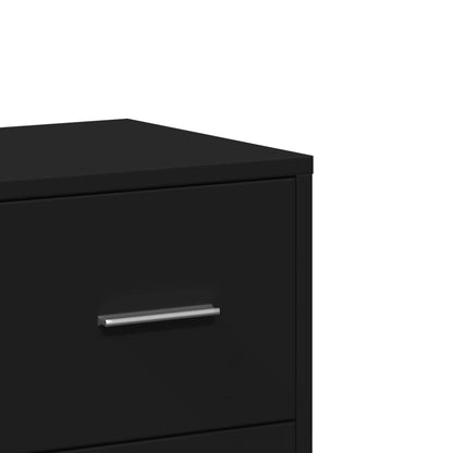 Credenza Nero 60x31x84 cm in Legno Multistrato