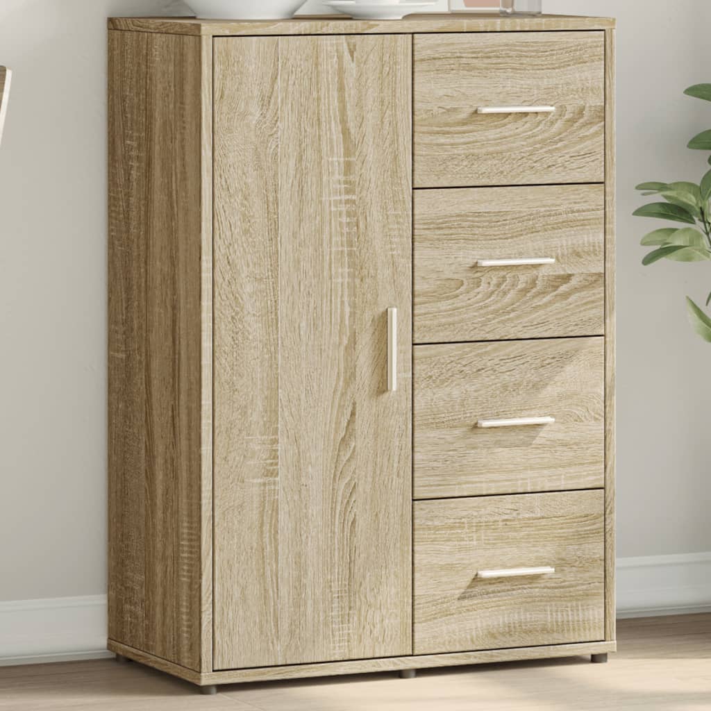 Credenza Rovere Sonoma 60x31x84 cm in Legno Multistrato - homemem39