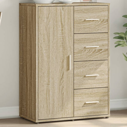 Credenza Rovere Sonoma 60x31x84 cm in Legno Multistrato - homemem39