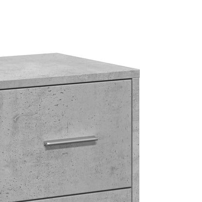 Credenza Grigio Cemento 60x31x84 cm in Legno Multistrato - homemem39