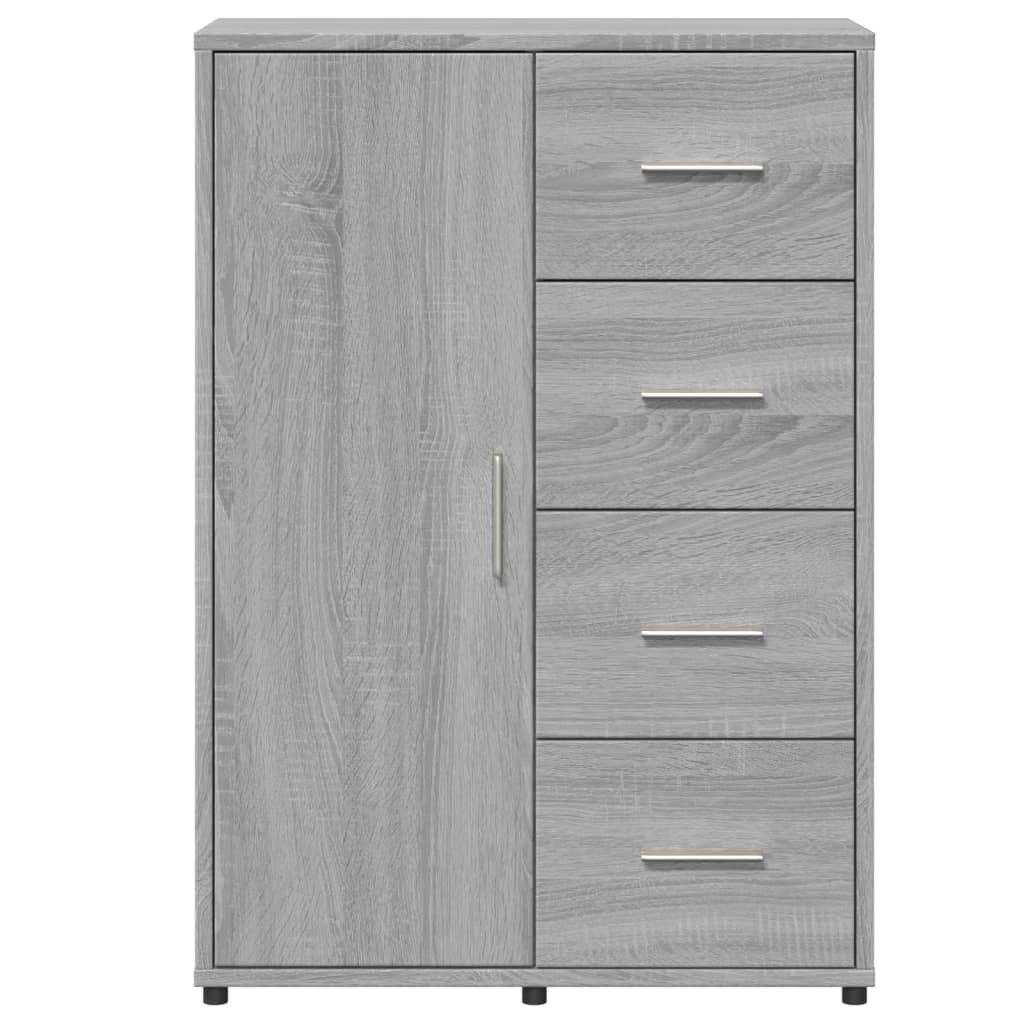 Credenza Grigio Sonoma 60x31x84 cm in Legno Multistrato - homemem39