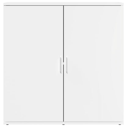 Credenza Bianca 79x38x80 cm in Legno Multistrato - homemem39