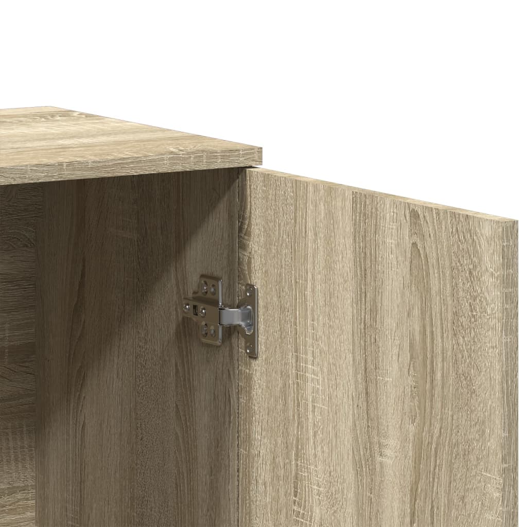 Credenza Rovere Sonoma 79x38x80 cm in Legno Multistrato - homemem39