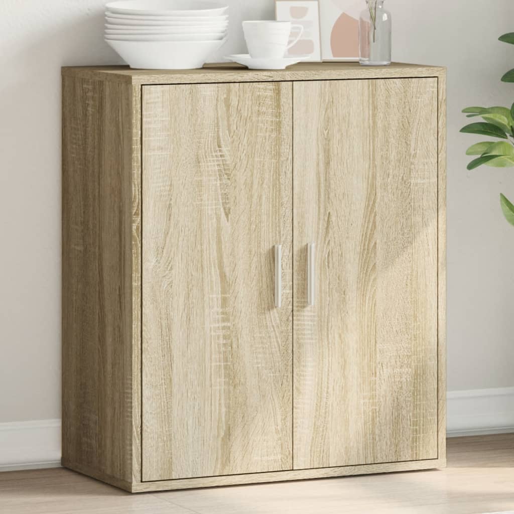Credenza Rovere Sonoma 79x38x80 cm in Legno Multistrato - homemem39