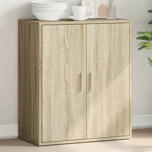 Credenza Rovere Sonoma 79x38x80 cm in Legno Multistrato - homemem39