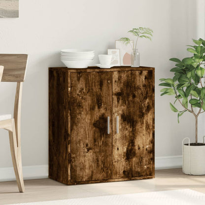 Credenza Rovere Fumo 79x38x80 cm in Legno Multistrato - homemem39