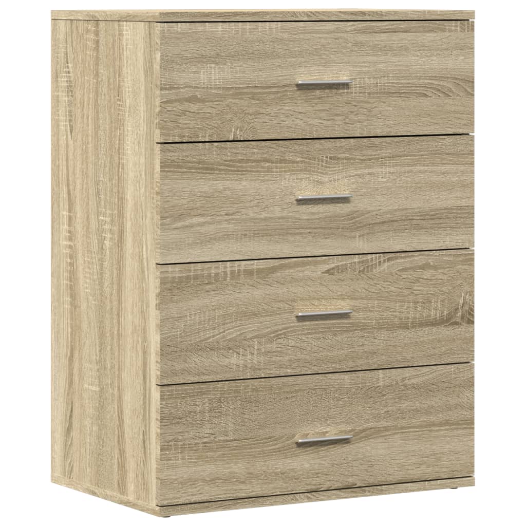 Credenza Rovere Sonoma 60x39x80 cm in Legno Multistrato - homemem39