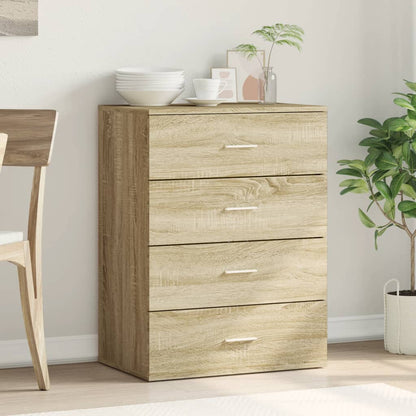 Credenza Rovere Sonoma 60x39x80 cm in Legno Multistrato - homemem39
